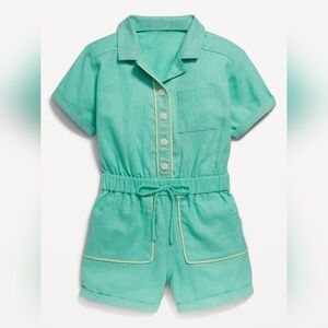 Kids Green Romper